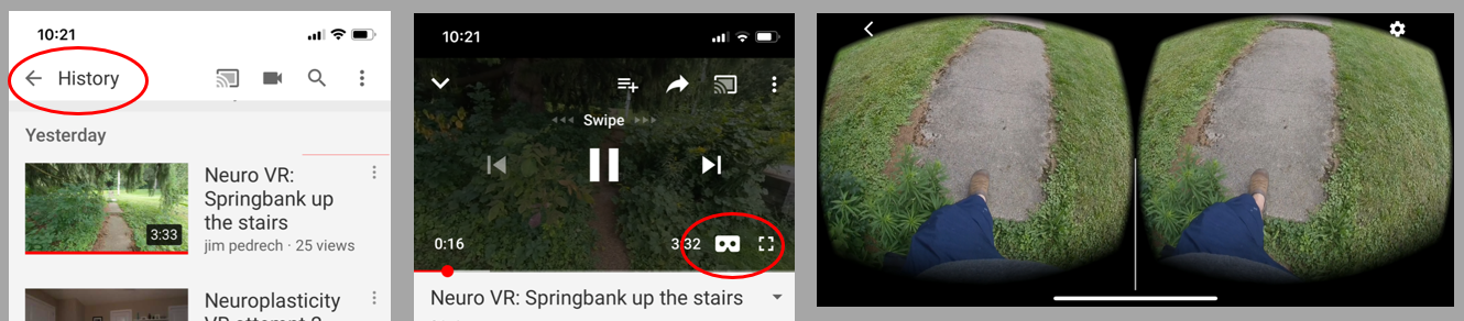 Youtube steps for watching